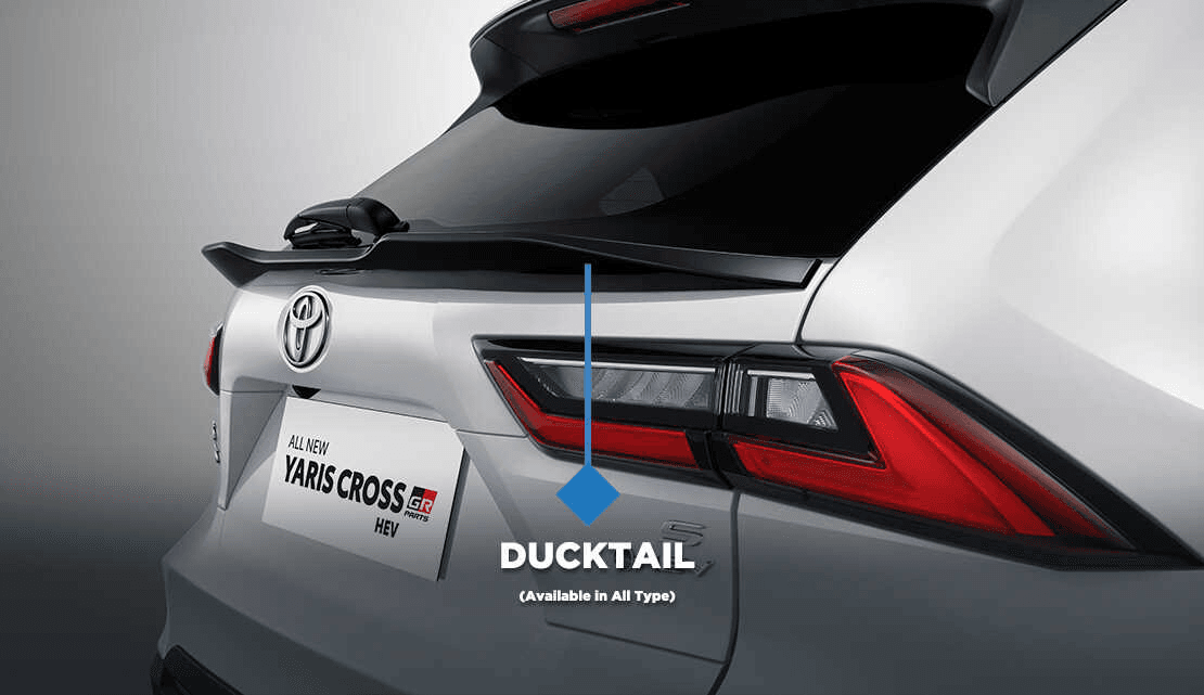ducktail toyota yaris cross