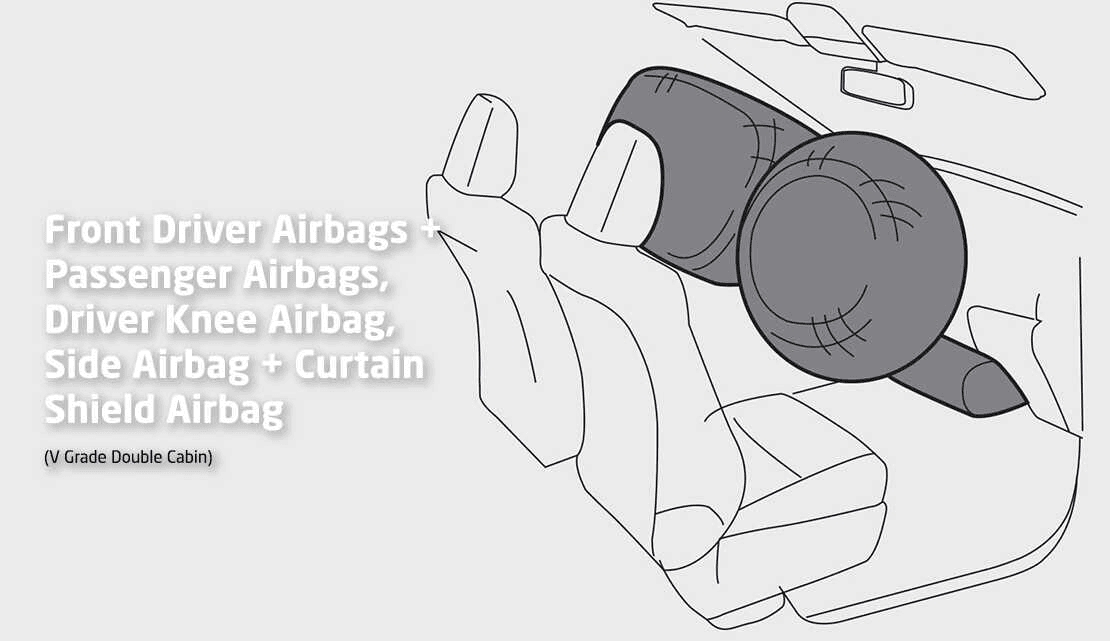 airbag toyota hilux double cabin