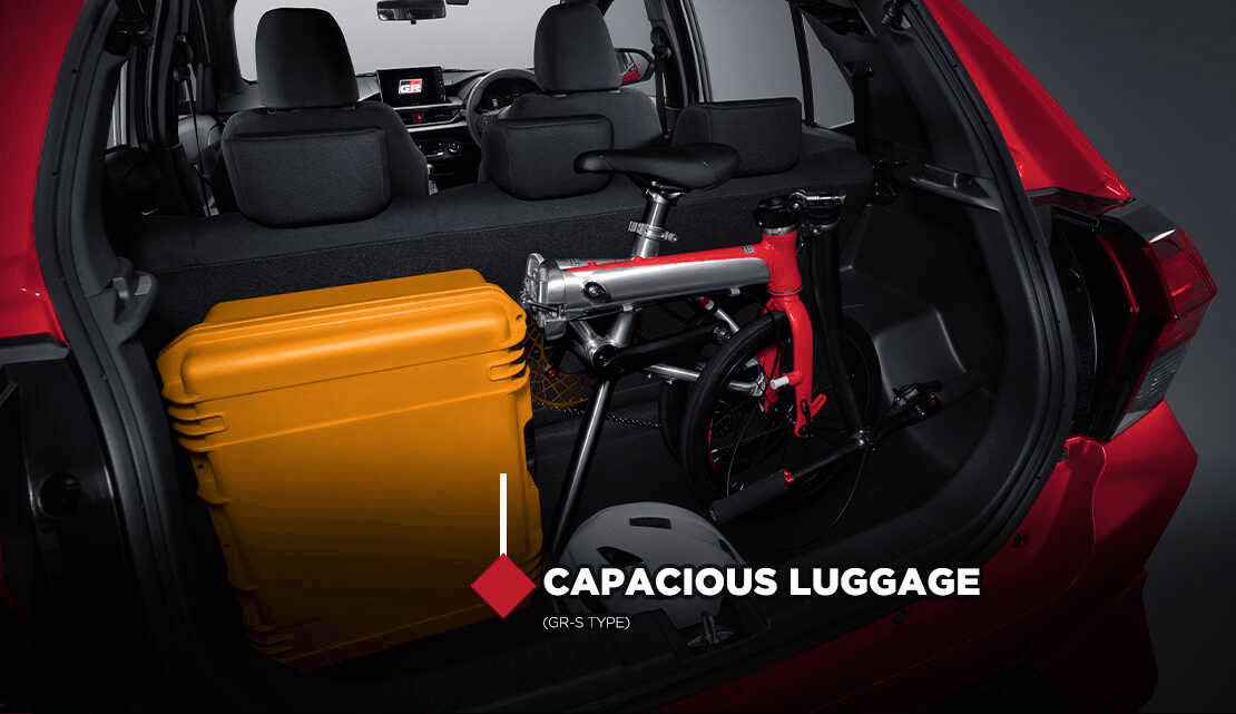 bagasi toyota agya gr sport