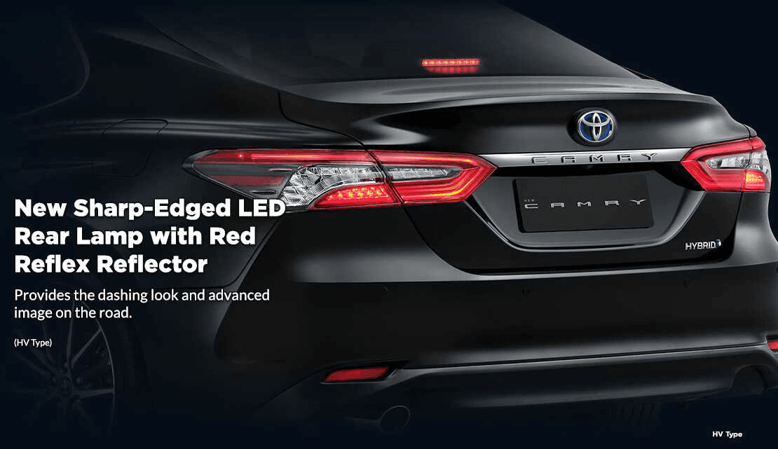 lampu belakang toyota camry hybrid