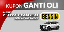 Kupon Ganti Oli Fortuner Bensin A/T