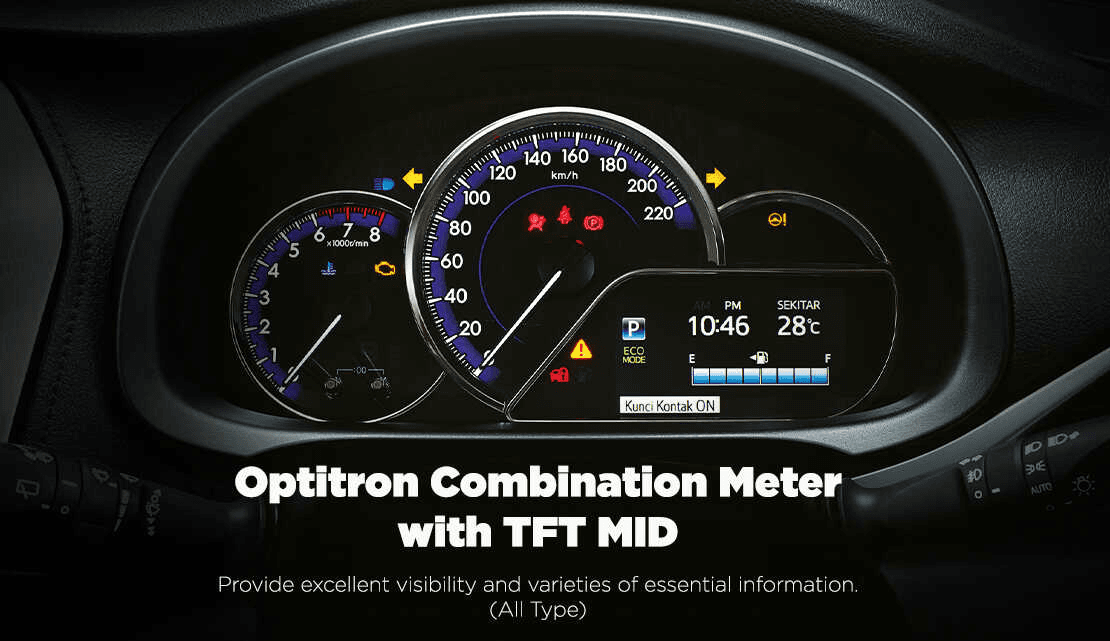 speedometer toyota yaris