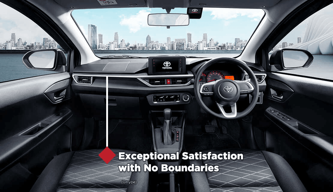 dashboard toyota agya