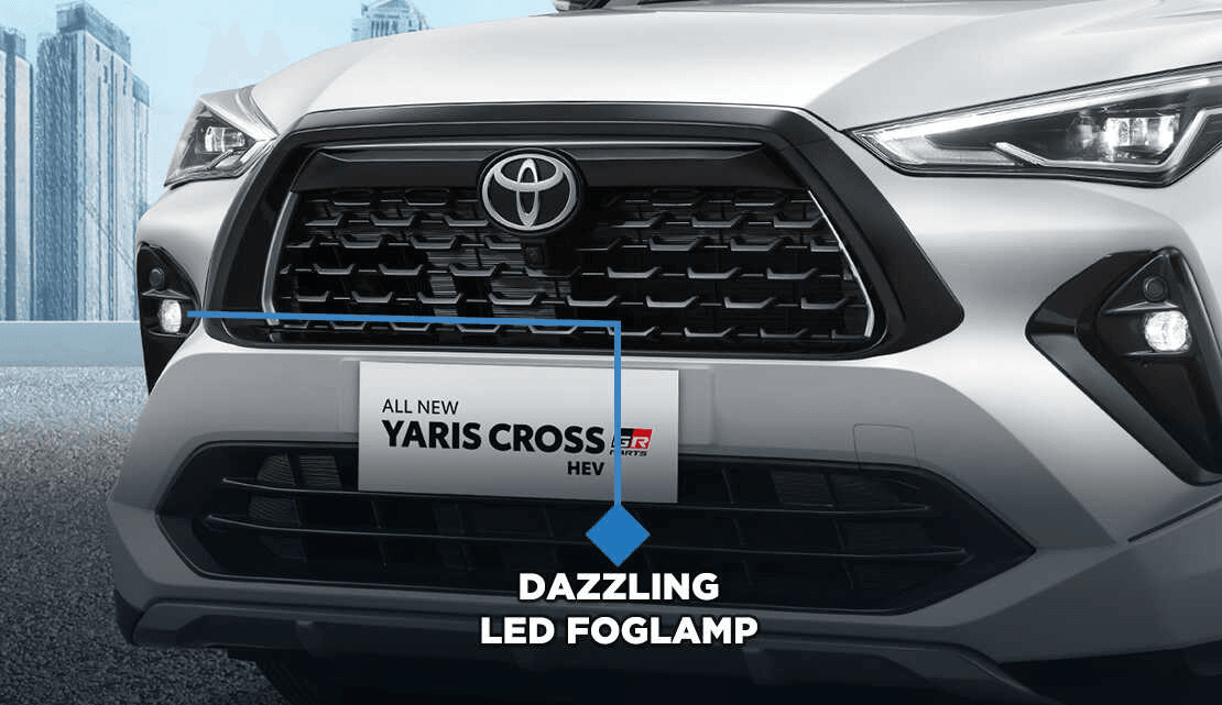 fog lamp toyota yaris cross