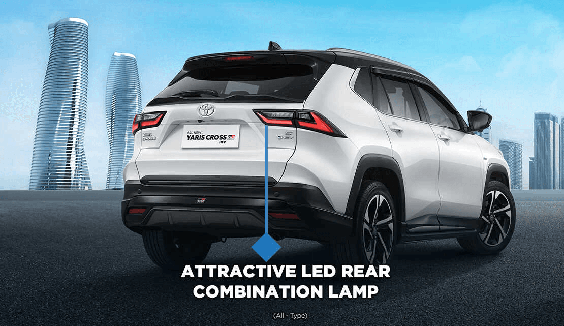 lampu belakang toyota yaris cross hybrid