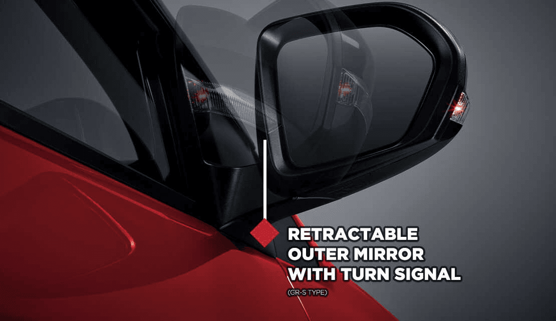 spion toyota agya gr sport
