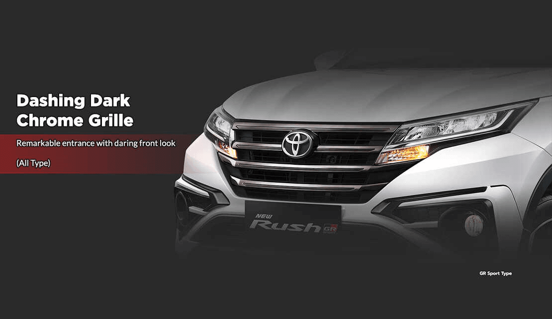 tampak depan toyota rush