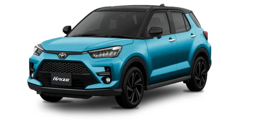 toyota raize biru
