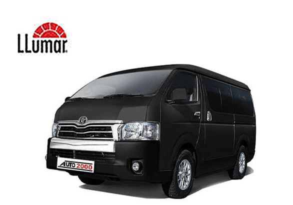 kaca film llumar hiace