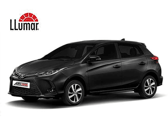 kaca film llumar yaris